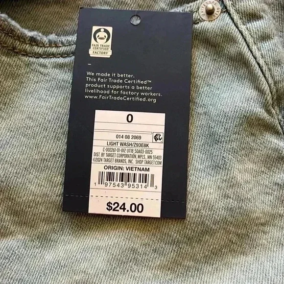 NWT Universal Thread denim light wash mini skirt - Picture 7 of 9